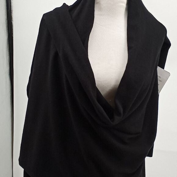 Fabletics Women's Black Knit Savanna Wrap Shrug Sweater NWT Size XS 4 - Picture 8 of 14